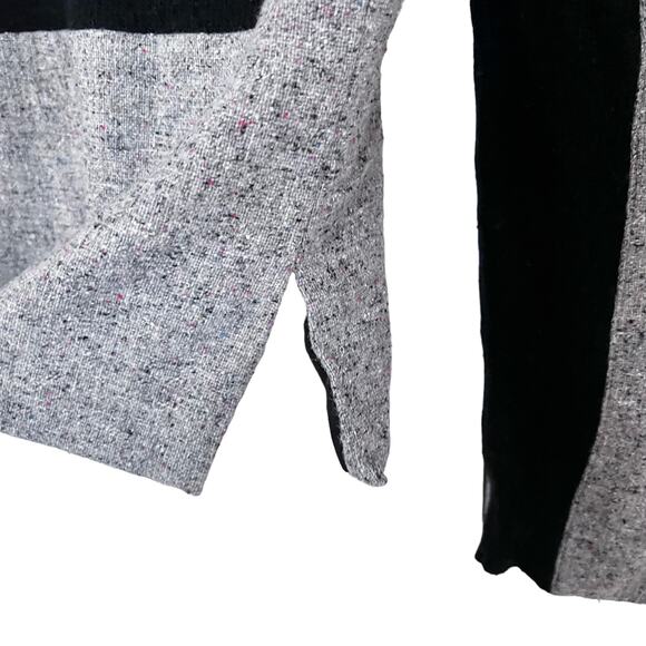 J.CREW Women's Sweater Wool Cashmere Blend Woven Colorblock Sz Small - Picture 3 of 9